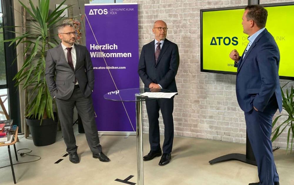 Einblick in das TV Studio
