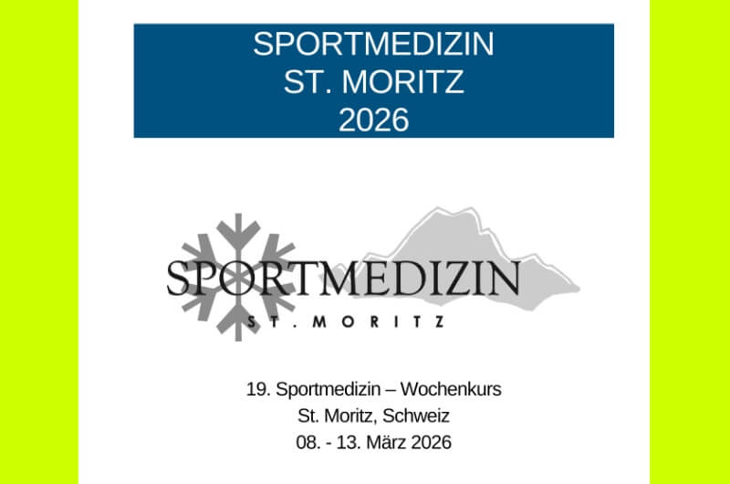 19. Sportmedizinischer Winterkurs in St. Moritz erfolgreich durchgeführt