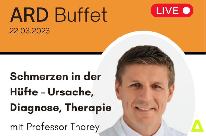 Prof Thorey ARD Buffet Hüftschmerzen