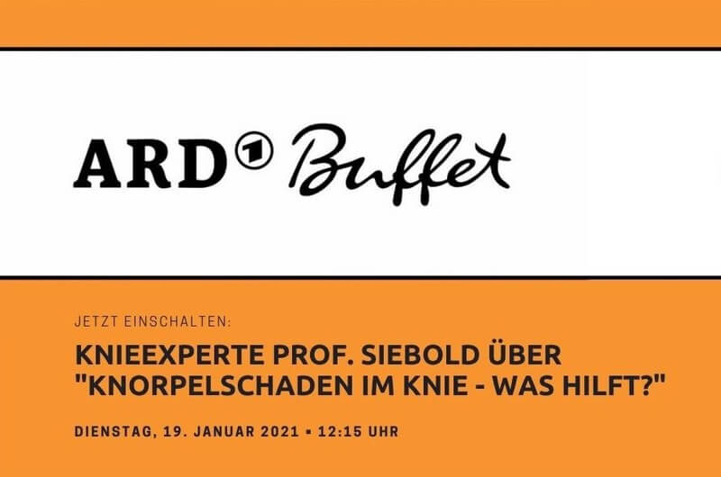 Prof. Dr. Siebold ARD Buffet Knorpelschaden