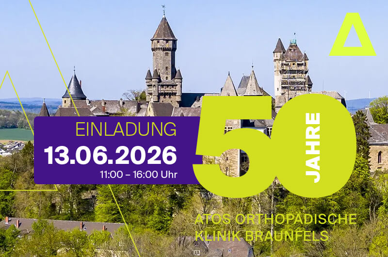 50 Jahre ATOS Orthopädische Klinik Braunfels